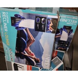 Floating Lounge intex new 2 inflatable pool chairs